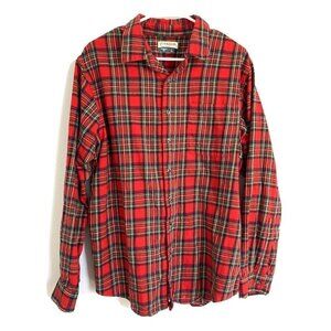 Magellan Outdoors Women Size Large Multicolor Plaid Button Up Classic Fit Shirt